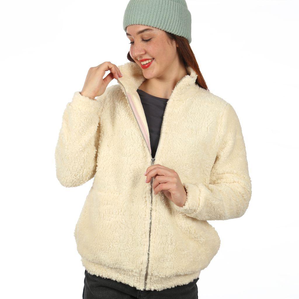Papierschnittmuster Jacke mit hohem Kragen Frau Svea XS-XXL